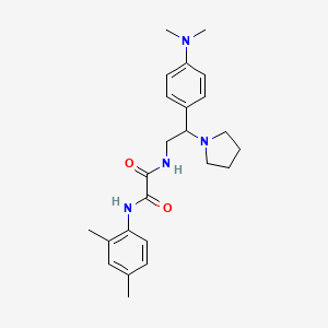 N1-(2-(4-(dimethylamino)phenyl)-2-(pyrrolidin-1-yl)ethyl)-N2-(2,4-dimethylphenyl)oxalamide