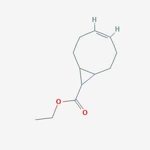 molecular formula C12H18O2 B2679342 Bicyclo[6.1.0]non-4-ene-9-carboxylic acid ethyl ester CAS No. 59891-06-4