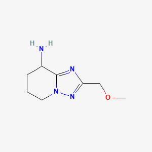 2-(methoxymethyl)-5H,6H,7H,8H-[1,2,4]triazolo[1,5-a]pyridin-8-amine