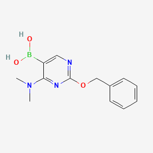 2-(Benzyloxy)-4-(dimethylamino)pyrimidine-5-boronic acid