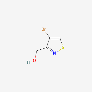 molecular formula C4H4BrNOS B2679544 (4-Bromoisothiazol-3-yl)methanol CAS No. 24340-79-2