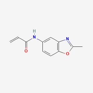 molecular formula C11H10N2O2 B2679577 N-(2-methyl-1,3-benzoxazol-5-yl)prop-2-enamide CAS No. 1156158-32-5