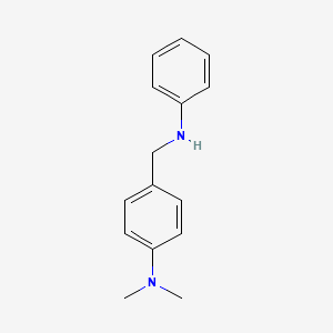 molecular formula C15H18N2 B2679651 N,N-Dimethyl-4-((phenylamino)methyl)aniline CAS No. 3526-44-1