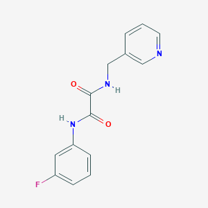 N'-(3-fluorophenyl)-N-(pyridin-3-ylmethyl)oxamide