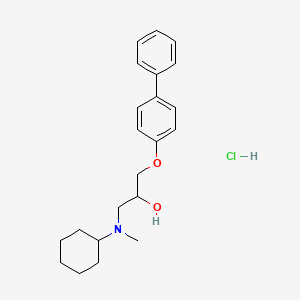 1-([1,1'-Biphenyl]-4-yloxy)-3-(cyclohexyl(methyl)amino)propan-2-ol hydrochloride