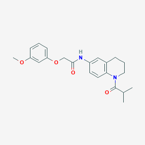 N-(1-isobutyryl-1,2,3,4-tetrahydroquinolin-6-yl)-2-(3-methoxyphenoxy)acetamide