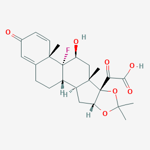 molecular formula C24H29FO7 B026797 21-Carboxylic Acid Triamcinolone Acetonide CAS No. 53962-41-7