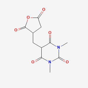 5-[(2,5-Dioxooxolan-3-yl)methyl]-1,3-dimethyl-1,3-diazinane-2,4,6-trione