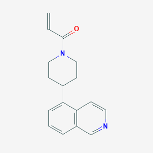 1-(4-Isoquinolin-5-ylpiperidin-1-yl)prop-2-en-1-one