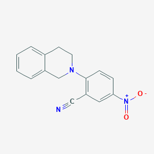 2-(3,4-dihydroisoquinolin-2(1H)-yl)-5-nitrobenzonitrile