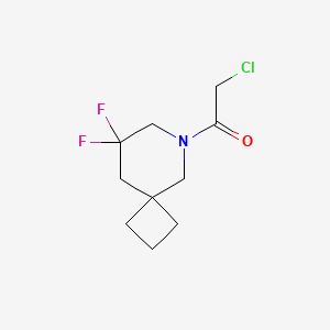 2-Chloro-1-(8,8-difluoro-6-azaspiro[3.5]nonan-6-yl)ethanone