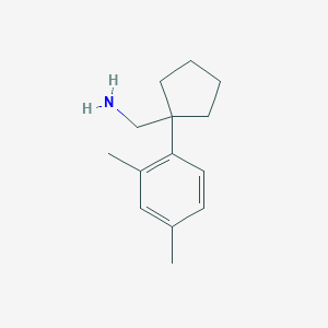 [1-(2,4-Dimethylphenyl)cyclopentyl]methanamine