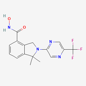 molecular formula C16H15F3N4O2 B2679868 FT895 