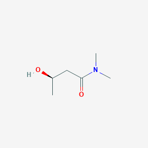 molecular formula C6H13NO2 B2680078 Butanamide, 3-hydroxy-N,N-dimethyl-, (R)- CAS No. 89209-16-5