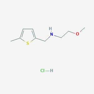 (2-Methoxyethyl)[(5-methyl-2-thienyl)methyl]amine hydrochloride
