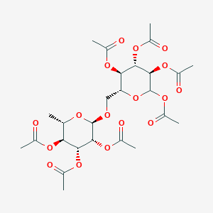 molecular formula C26H36O17 B2680112 Rutinose heptaacetate CAS No. 29202-64-0