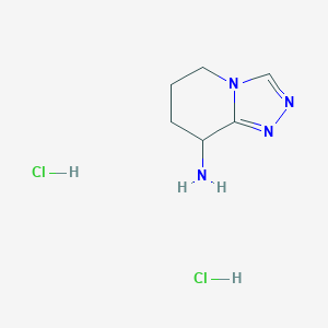 5,6,7,8-Tetrahydro-[1,2,4]triazolo[4,3-a]pyridin-8-amine dihydrochloride