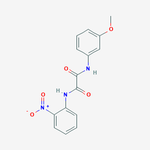 molecular formula C15H13N3O5 B2680139 N1-(3-methoxyphenyl)-N2-(2-nitrophenyl)oxalamide CAS No. 899744-30-0