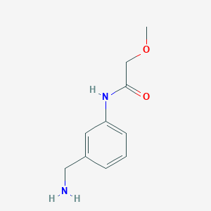 molecular formula C10H14N2O2 B2680151 N-[3-(aminomethyl)phenyl]-2-methoxyacetamide CAS No. 926268-80-6