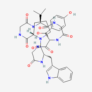 molecular formula C36H44N8O9 B2680712 Win 68577 CAS No. 151928-33-5