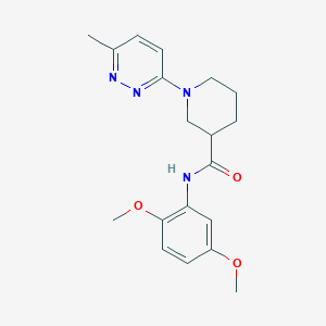 molecular formula C19H24N4O3 B2680714 N-(2,5-dimethoxyphenyl)-1-(6-methylpyridazin-3-yl)piperidine-3-carboxamide CAS No. 2319809-90-8