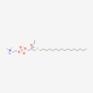 (2-Ethoxy-3-hexadecylsulfanylpropyl) 2-(trimethylazaniumyl)ethyl phosphate