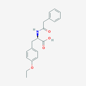 molecular formula C19H21NO4 B2680875 PhAc-D-Tyr(Et)-OH CAS No. 1391415-98-7