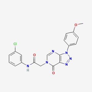 N-(3-chlorophenyl)-2-(3-(4-methoxyphenyl)-7-oxo-3H-[1,2,3]triazolo[4,5-d]pyrimidin-6(7H)-yl)acetamide