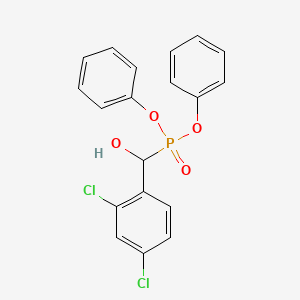 molecular formula C19H15Cl2O4P B2680949 diphenyl [(2,4-dichlorophenyl)(hydroxy)methyl]phosphonate CAS No. 338759-49-2