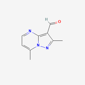 B2680994 2,7-Dimethylpyrazolo[1,5-a]pyrimidine-3-carbaldehyde CAS No. 1975118-08-1