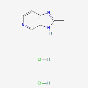 molecular formula C7H9Cl2N3 B2681006 1H-imidazo[4,5-c]pyridine, 2-methyl-, dihydrochloride CAS No. 2108997-94-8