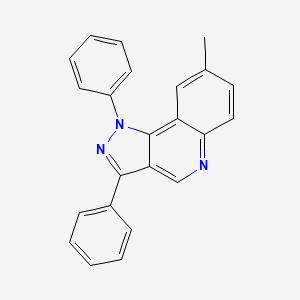 8-methyl-1,3-diphenyl-1H-pyrazolo[4,3-c]quinoline
