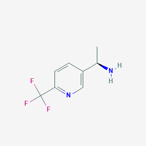 (1R)-1-[6-(Trifluoromethyl)(3-pyridyl)]ethylamine