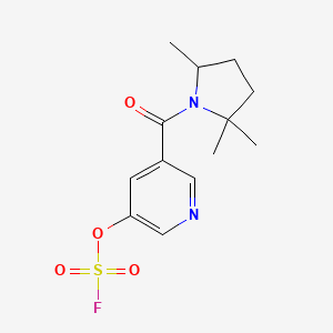 3-Fluorosulfonyloxy-5-(2,2,5-trimethylpyrrolidine-1-carbonyl)pyridine