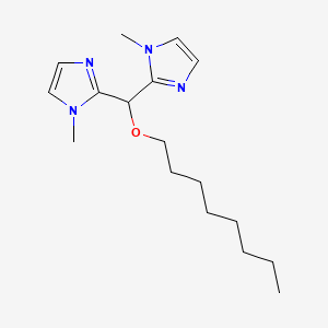 1-Methyl-2-[(1-methylimidazol-2-yl)-octoxymethyl]imidazole
