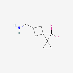 (8,8-Difluorodispiro[2.0.34.13]octan-6-yl)methanamine