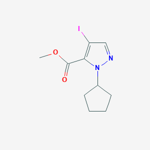 Methyl 1-cyclopentyl-4-iodo-1H-pyrazole-5-carboxylate