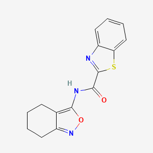 N-(4,5,6,7-tetrahydrobenzo[c]isoxazol-3-yl)benzo[d]thiazole-2-carboxamide