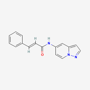 N-(pyrazolo[1,5-a]pyridin-5-yl)cinnamamide