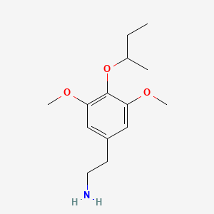 2-(4-Butan-2-yloxy-3,5-dimethoxyphenyl)ethanamine
