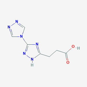 3-(2H-3,4'-Bi-1,2,4-triazol-5-yl)propanoic acid