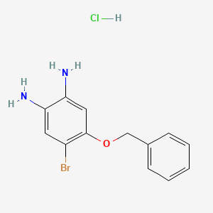 4-(Benzyloxy)-5-bromobenzene-1,2-diamine hydrochloride