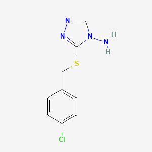 3-[(4-chlorobenzyl)thio]-4H-1,2,4-triazol-4-amine