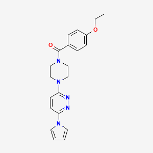 (4-(6-(1H-pyrrol-1-yl)pyridazin-3-yl)piperazin-1-yl)(4-ethoxyphenyl)methanone