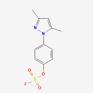 1-(4-Fluorosulfonyloxyphenyl)-3,5-dimethylpyrazole
