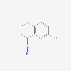 7-Chloro-1,2,3,4-tetrahydronaphthalene-1-carbonitrile