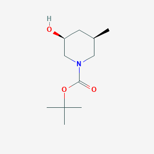 tert-butyl (3S,5R)-3-hydroxy-5-methylpiperidine-1-carboxylate