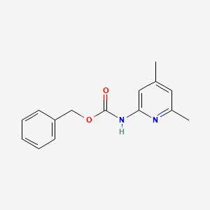 Carbamic acid,(4,6-dimethyl-2-pyridinyl)-,phenylmethyl ester