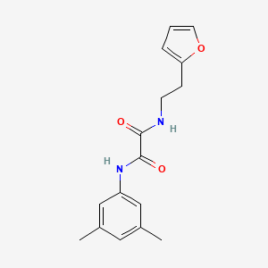 molecular formula C16H18N2O3 B2681324 N1-(3,5-dimethylphenyl)-N2-(2-(furan-2-yl)ethyl)oxalamide CAS No. 898349-34-3