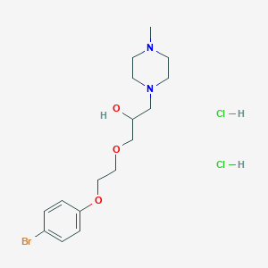 1-(2-(4-Bromophenoxy)ethoxy)-3-(4-methylpiperazin-1-yl)propan-2-ol dihydrochloride